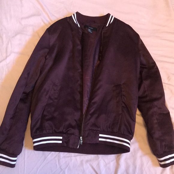 Maroon bomber jacket - Picture 1 of 1